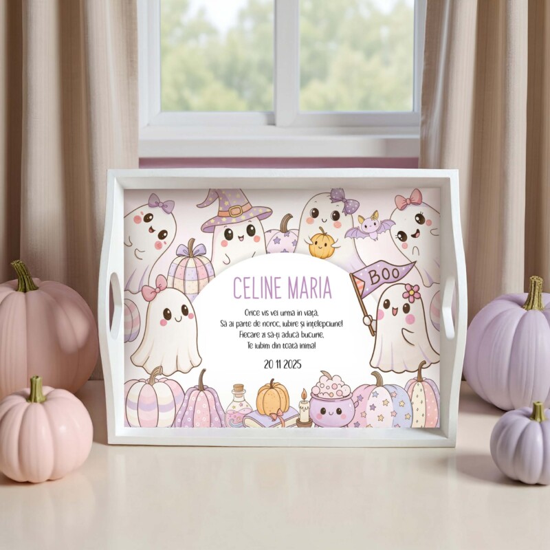 Cute Pink Halloween Tavita Mot Fetite