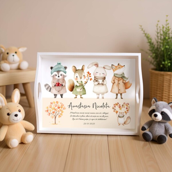 Tavita Mot fetite Animalute din padure 3