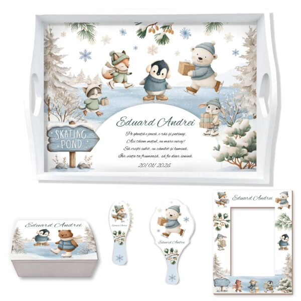 La Patinoar Set Tavita Mot Baieti