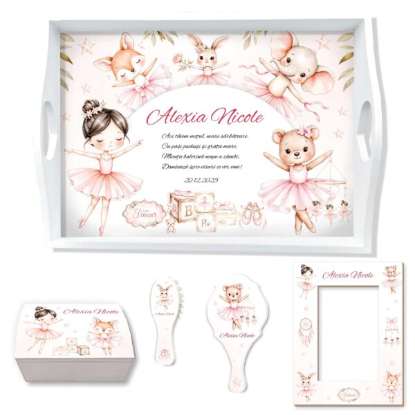 Little Ballet Dancers Set Mot Fetite