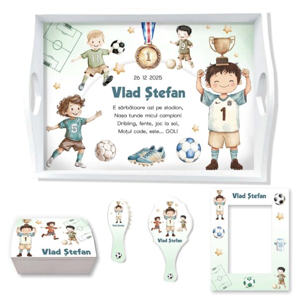 Micul Fotbalist Set Mot Baietel