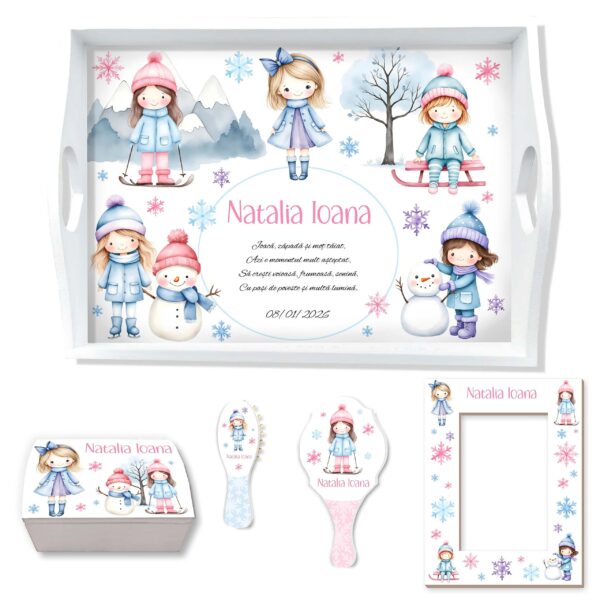 Set Tavita Mot Fetite Iarna in Zapada