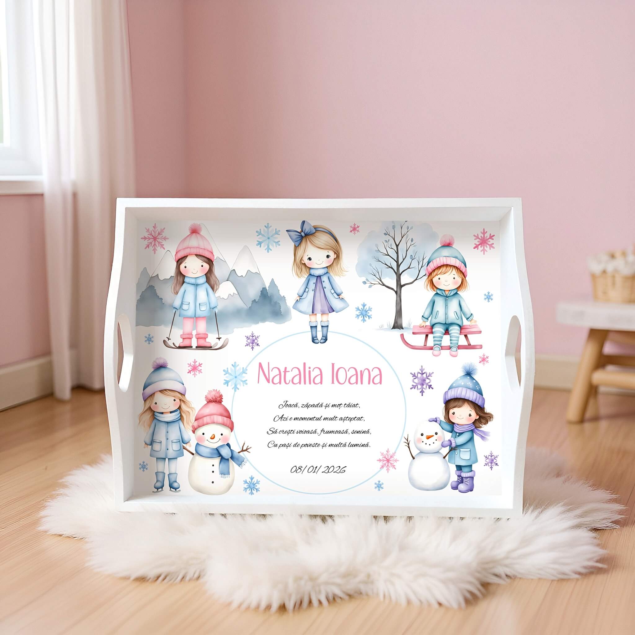 Tavita Mot Fetite Iarna in Zapada