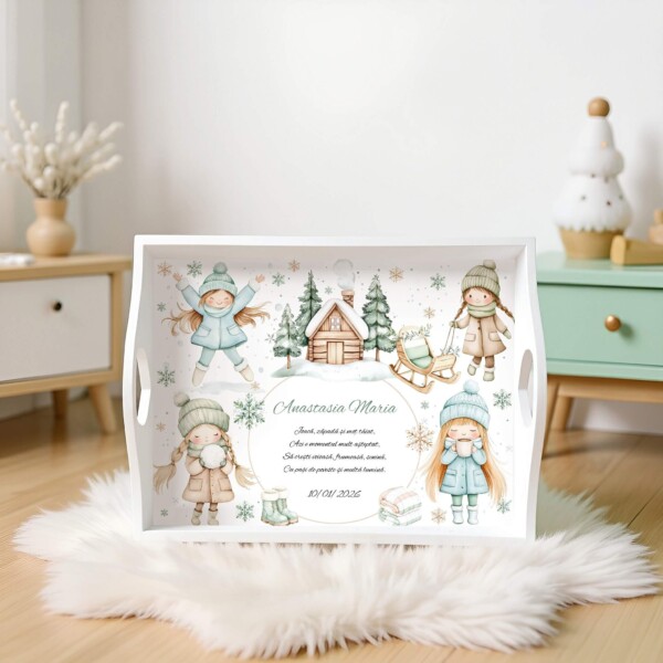 Winter Fun Tavita Mot Verde Pastel