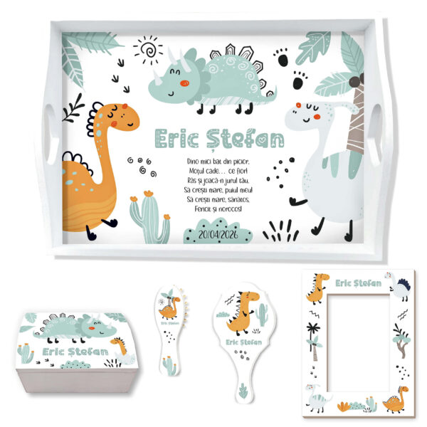 Cute Dino Set Tavita Mot Baieti