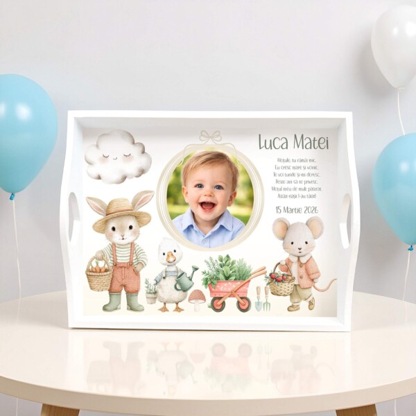 Micul Gradinar Set Mot Personalizat cu Poza 2