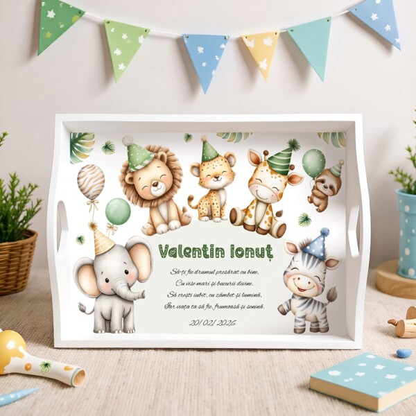 Safari First Birthday Set Tavita Mot Baiat