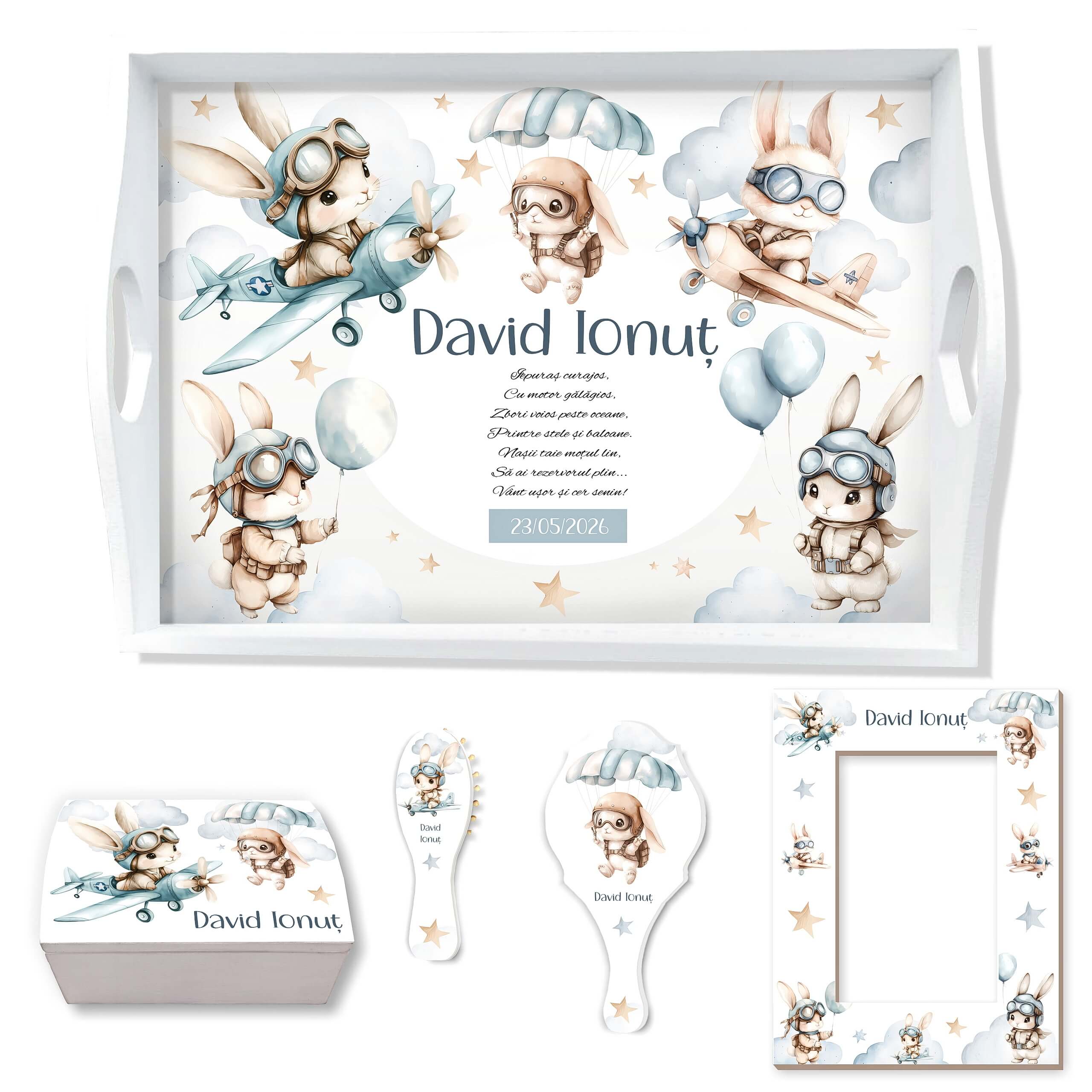 Tavita Mot Iepuras Aviator Set Taierea Motului