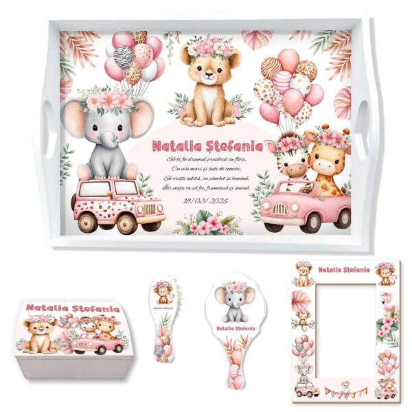 Tavita Mot Pink Safari Set Taierea Motului