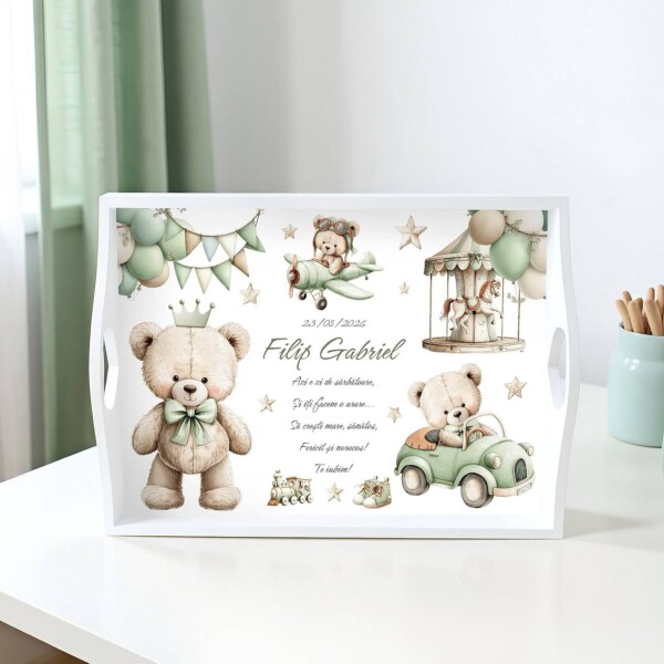 Tavita mot Green Teddy Bear decor camera copil