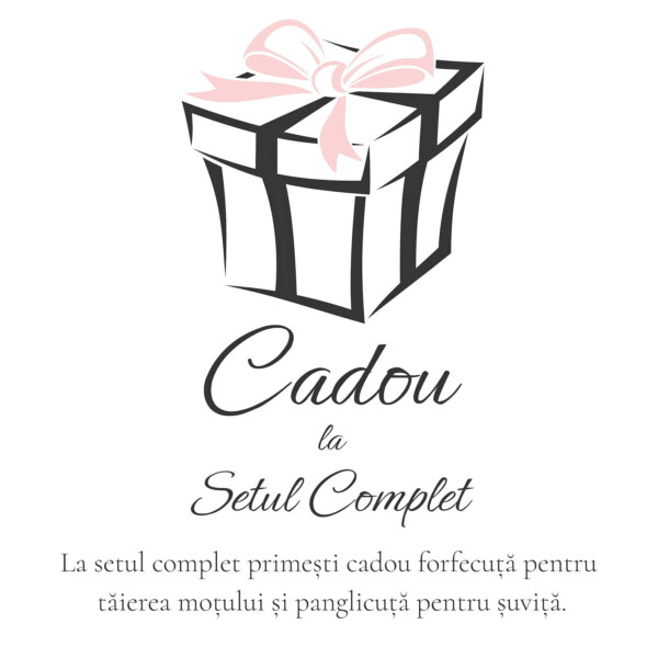 cadou set complet forfecuta si panglica mot