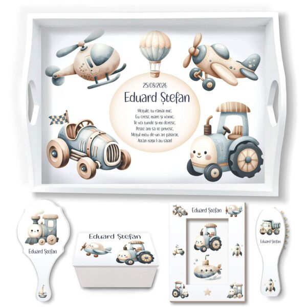 set mot pentru baieti tractorul bip