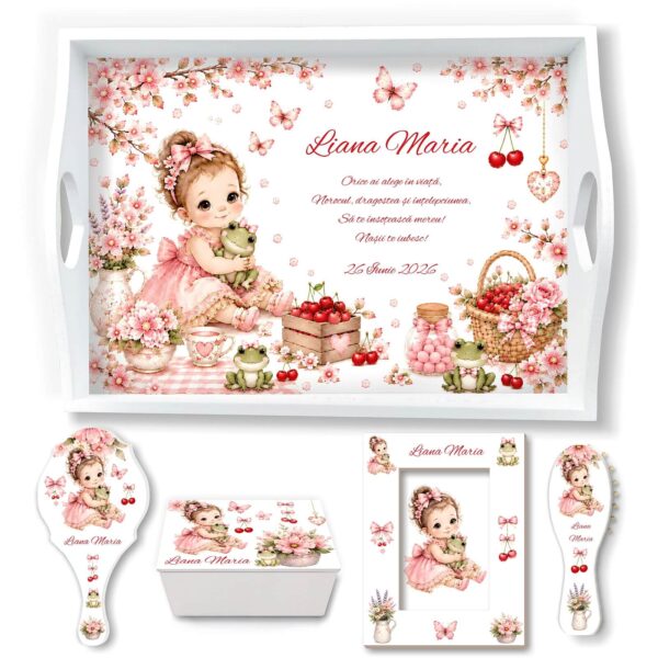 Set Taierea Motului Fetita cu Cirese