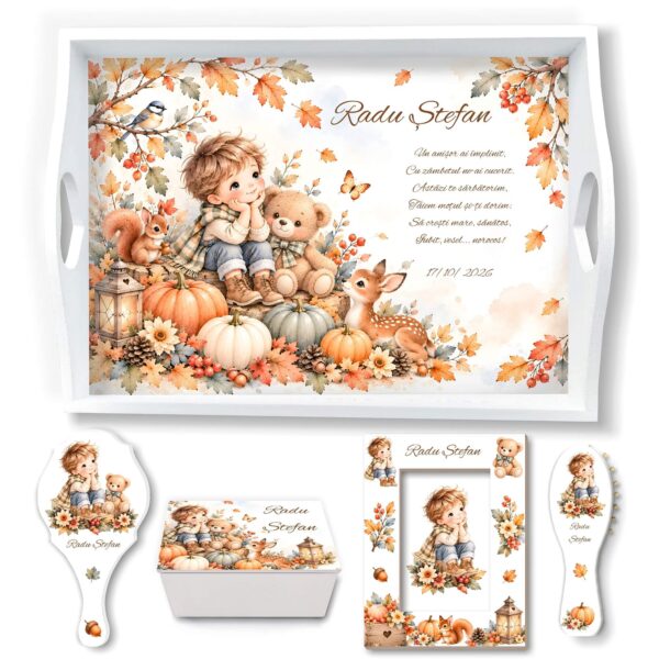 Autumn Baby Boy Set Tavita Mot Baieti