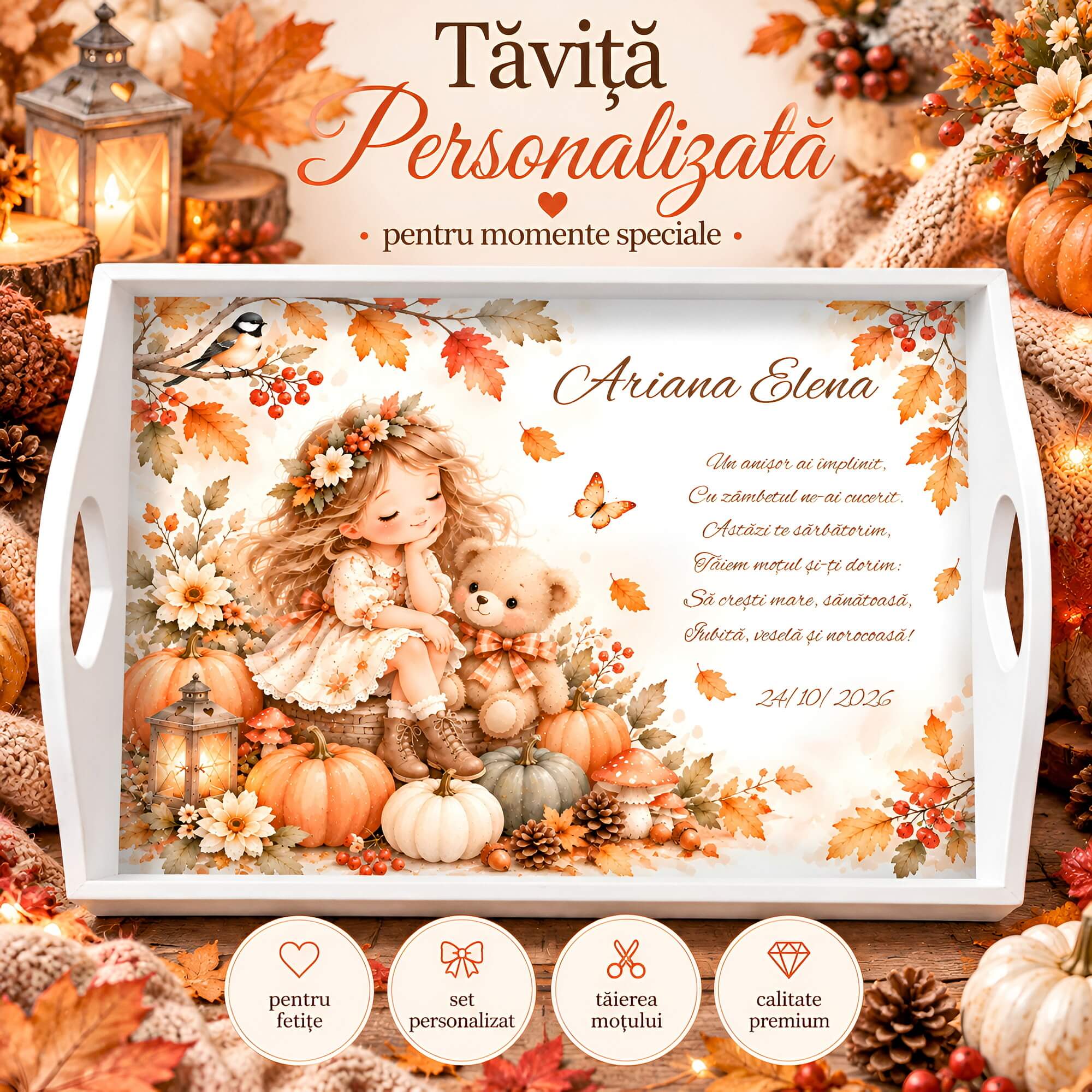 Autumn Baby Girl Tavita Mot Fetite Prezentare